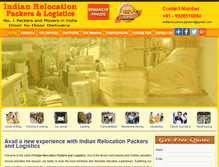 Tablet Screenshot of packersandmoversrajasthan.com